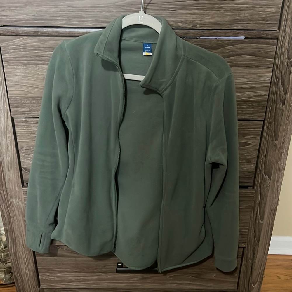 Green Old Navy Fleece Zip Up